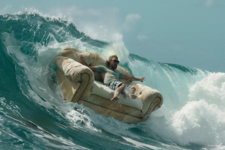 Couch Surfing
AI Camera 
© Nick Fain